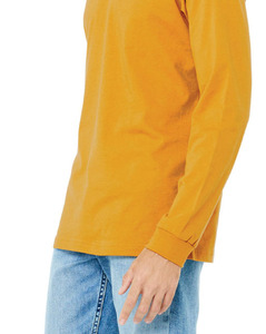 Camiseta de algodón grueso de diseño personalizado, transpirable, de corte holgado, para hombre, de manga larga, al por mayor, con impresión de logotipo personalizado. - Product Image 6