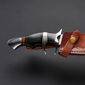 Cuchillo Bowie de Acero de Damasco de Edición Limitada, Cuchillo Clásico de Supervivencia y Caza, Venta al por Mayor, Envío Directo, Cuchillo Bowie Forjado a Mano - Product Image 3