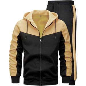 Top Quality 100%Cotton Fleece Tracksuit <b>Men</b> Hoodie And Jogger Set Streetwear <b>Pullover</b> Hoodies Sweatpants Washed 2Pcs Set For <b>Men</b> - Product Image 3
