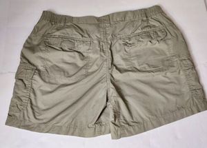 Shorts de Senderismo para Mujer, 100% Algodón Orgánico, Tallas Personalizadas, Color Caqui Beige, con Bolsillos - Product Image 2