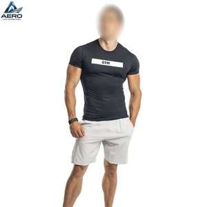 Vêtements de sport écologiques, légers, en différentes couleurs, haute qualité, prix de gros, nouveau style, t-shirts de fitness pour hommes. - Product Image 1