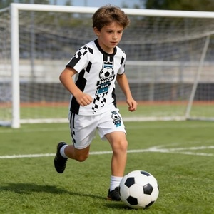 Wholesale Custom Soccer Wear Set Uniforms New Design Men Football Jersey <b>Cheap</b> Quick Dry Polyester Soccer Jerseys Set - Product Image 2
