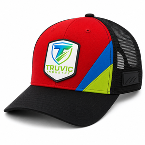 หมวกแก๊ปทรัคเกอร์วัสดุรีไซเคิลรักษ์โลก ปักโลโก้ตามสั่ง หมวกตาข่ายแบบ Snapback สำหรับแฟชั่นยั่งยืน ปี 2026 - Product Image 1