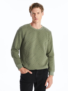 Sudadera de Cuello Redondo Tejida a Medida, Estilo Casual, Precio Bajo de Fábrica, Sudaderas al por Mayor - Product Image 1