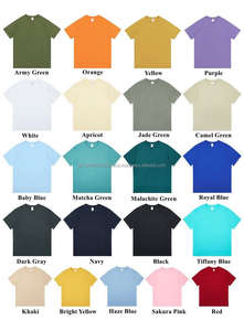 เสื้อยืดผู้ชายสำหรับทุกเพศเสื้อยืดโอเวอร์ไซส์ผ้าคอตตอนพิมพ์ลายปักออกแบบได้ตามต้องการ - Product Image 4