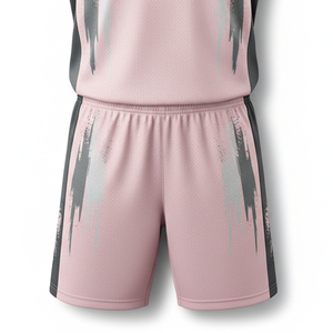 Uniforme de baloncesto personalizado con paneles de malla sublimados, de secado rápido, flexible, para entrenamiento, venta al por mayor, uniforme deportivo para equipos de adultos. - Product Image 4