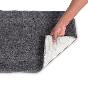 Customised Manufacturer's Household <b>Bathroom</b> Floor <b>Mat</b> Solid Color Cotton Plush Anti-Slip Eco-Friendly Machine Made Absorbent - Product Image 4