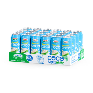 น้ำมะพร้าวแท้ 500 มล. บรรจุกระป๋อง น้ำมะพร้าว 100% รับผลิตแบบ OEM แบรนด์ส่วนตัว ผู้ผลิต นาวอน แบรนด์ ตัวอย่างฟรี ODM ฮาลาล - Product Image 1