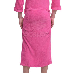 Bata de Baño Cálida de Forro Polar para Hombre, Manga Larga, 100% Algodón, Secado Rápido, Transpirable, para el Hogar, Salón, Hotel, Spa, Ducha, Clima Frío, Suave - Product Image 5