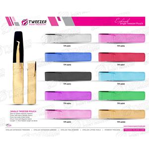 Nouvelle arrivée Custom Made Diamond Grip Pince à épiler d'extension de cils pointus en acier inoxydable Vente en gros avec logo privé - Product Image 5