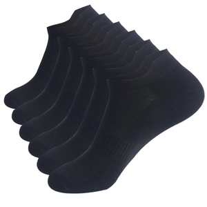 Chaussettes en coton personnalisées à logo tendance, vente en gros, pour femmes, respirantes, séchage rapide, été, logo sur le dessous - Product Image 4