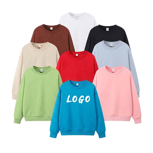 เสื้อสเวตเชิ้ตคอกลมลำลองสำหรับผู้หญิง สีพื้น แขนยาว ผ้าโพลีเอสเตอร์/คอตตอนฟลีซ ระบายอากาศได้ดี เป็นมิตรกับสิ่งแวดล้อม ป้องกันรอยยับ เหมาะสำหรับฤดูใบไม้ร่วง - Product Image 5