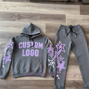 Tracksuits Manufacturer <b>Cheap</b> Price Unisex 100% Polyester / Cotton Training Sweatsuits Custom Logo Men Fleece <b>Hoodies</b> - Product Image 6