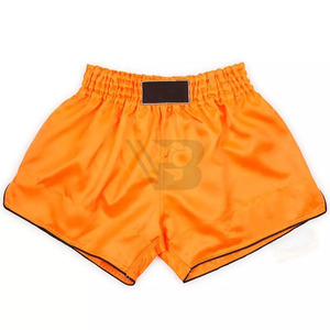 Pantalones Cortos de Boxeo Muay Thai MMA Unisex Personalizados, 100% Poliéster Satinado Elástico, Transpirable, de Secado Rápido, Ligeros, para Entrenamiento - Product Image 5