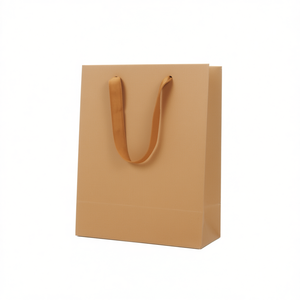 Sacchetto regalo in carta kraft Ilan 25x13x32 cm con manici per shopping e regali - Product Image 1