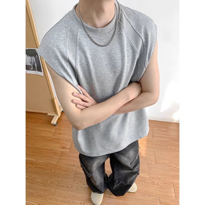 Men's Sleeveless Gym <b>Vest</b> Breathable Workout Muscle <b>Stringer</b> Cut-Off Y Back Tank Tops Wholesale Private Label Franklin - Product Image 4