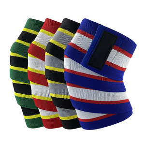 Premium <b>Knee</b> <b>Wraps</b> for Powerlifting and Weightlifting Elastic Support Gear Private Label Custom Branding Wholesale Supplier - Product Image 1