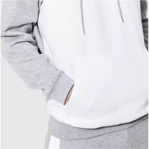 Vente en gros de sweats à capuche unisexes pour hommes, streetwear vintage, surdimensionnés, unis, avec capuche intégrale pour hommes - Product Image 4