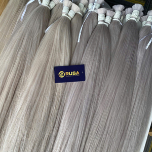 ผมต่อเวียดนามแท้ Rusa Hanoi แบบเส้นใหญ่  ถักด้วยเครื่องจักร  แบบ Double Weft  หนาพิเศษ 100 กรัม  ปลายผมเต็ม  ทุกสี  แบบพันรอบ - Product Image 1