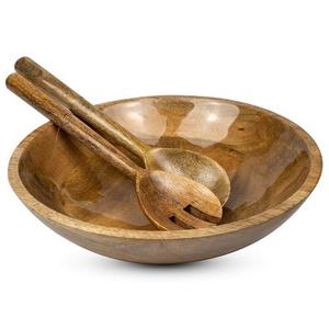 ไม้มะม่วงธรรมชาติที่มีธรรมชาติคลาสสิกชามสลัดพิเศษของเรา - Product Image 4