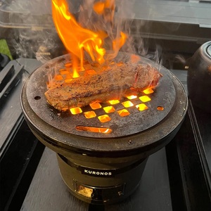 Parrilla de carbón japonesa KURONOS Shichirin blanca –Mutant- Tamaño 8.5, Tierra de diatomeas Noto premium - Product Image 6