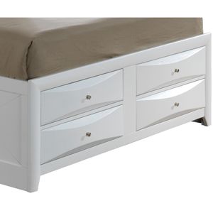 Letto matrimoniale contenitore moderno ed elegante, imbottito - Product Image 4