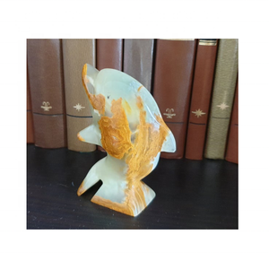 Estatuilla de pez ónix lindo de la mejor calidad, estilo Animal más vendido tallado en artesanía de piedra - Product Image 4