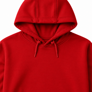 <b>Men</b> <b>Red</b> Hooded Sweatshirt Regular Fit Cotton <b>Fleece</b> Pullover Hoodie Soft Warm Casual Streetwear Autumn Winter Clothing - Product Image 6