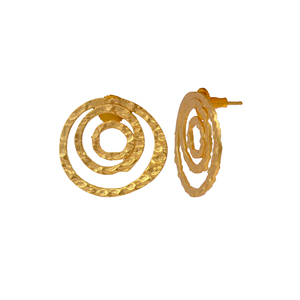 Pendientes de Moda Vintage para Mujer, Resistentes al Agua, Chapados en Oro de 18K, Tipo Huggie, Venta al Por Mayor para Fiestas - Product Image 2