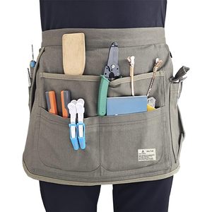 2025 delantal de cintura de lona de 8 bolsillos cinturón de herramientas Oxford para Chef peluquero barman jardinero artesano organizador de herramientas - Product Image 3