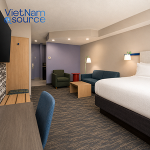 Collection de meubles de chambre d'hôtel de luxe Garner Inn avec meubles de rangement commerciaux et MDF HPL durable, fabrication en usine au Vietnam - Product Image 3