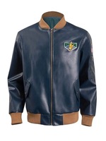 Veste bleue Leon S Kennedy Resident Evil 4 Remake pour homme, veste de cosplay pour jeux vidéo, vêtements de rue décontractés