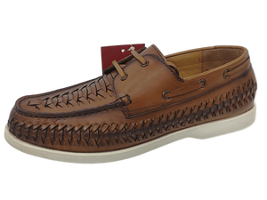 Mocasines Color Tabaco con Punta Redonda, Sin Cordones, Suela de Goma Antideslizante, para Todas las Temporadas - Product Image 6
