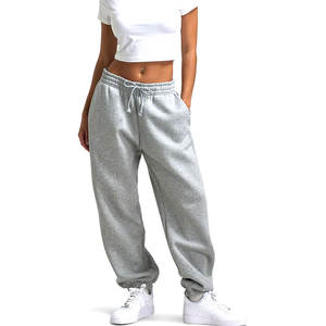 Pantalon de survêtement ample pour femme, style décontracté urbain avec poches latérales, coupe ample, confortable, en coton oversize - Product Image 6