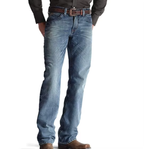 Jeans Rectos Transpirables de Tiro Bajo para Hombre 2023, Ajuste Regular, Denim, Estilo Urbano, Color Liso - Product Image 5