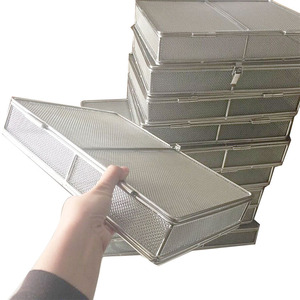 Premium Manual Stainless Steel Wire Mesh Sterilization Tray for Surgical and Dental Instruments - Product Image 1