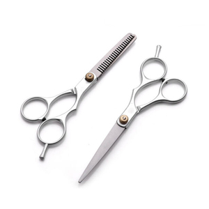 New Best Selling Hair Grooming Cutting Scissors J2 Stainless Steel Hairdressing Barber Sharp Cut <b>Shears</b> Custom Logo - Product Image 2