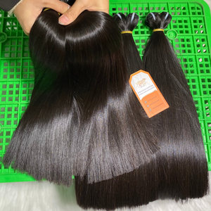 Extensiones de Cabello Liso Natural Remy de Lujo al Mejor Precio Mayorista, Cabello Humano Virgen Vietnamita con Cutícula Alineada - Product Image 1