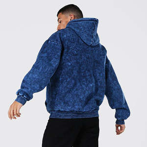 Sudadera con Capucha de Alta Calidad, Superventas, Lavada al Ácido, Personalizada para Hombre, Ecológica, 100% Algodón, Estilo Urbano - Product Image 3