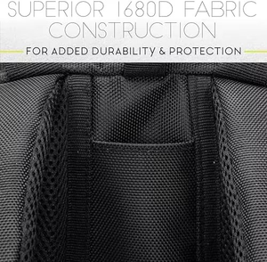 Sac de pickleball personnalisé en PU 600D à cadre externe, grande capacité 50-70L, avec compartiment à chaussures séparé – Vente chaude - Product Image 4