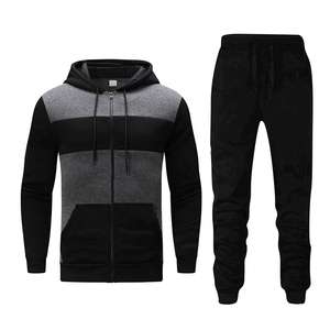 Conjunto Deportivo para Hombre, 100% Algodón Ecológico, Transpirable, Corte Regular, Sudadera y Pantalones Largos para Correr - Product Image 1