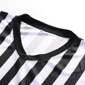 Camiseta de Fútbol Profesional para Árbitro Adulto, Cuello en V, Estilo Francés, Uniforme de Fútbol, Manga Corta, Impresión Digital, Camiseta de Juez de Partido - Product Image 3