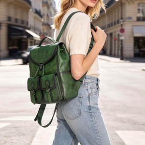 Oem Service Top Selling Leather <b>Backpacks</b> Bulk Quantity Leather <b>Backpacks</b> Low Moq Leather <b>Backpacks</b> - Product Image 6