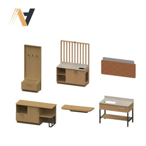 Juego de Muebles para Dormitorio de Hotel para Proyectos de Renovación y Conversión de Hampton by Hilton, Directo de Fábrica - Product Image 1
