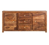 Meuble de rangement de cuisine et salle à manger en bois massif indien, écologique, style ferme, console moderne, mobilier de maison robuste