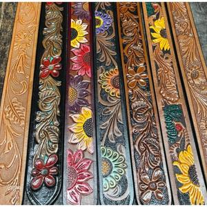 Ceintures en cuir véritable faites à la main, boucle en acier, décontractées, élégantes, taille et couleur personnalisables, best-seller pour hommes - Product Image 6