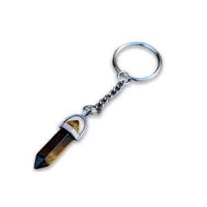 High Quality Crystal Keychain Stone Tiger eye Pencil <b>key</b> <b>chain</b> natural Stone bead Healing <b>Key</b> <b>Holder</b> Gift Women <b>Key</b> Cha - Product Image 5