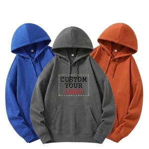Custom pullover hoodies high quality <b>thick</b> <b>fleece</b> cotton hoodies for men and women in youth and adult sizes winter jacket - Product Image 1