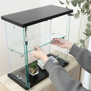 Vitrine de salon moderne en verre trempé TMG-G256 pour la maison et les hôtels, pour objets de collection et modèles - Product Image 6