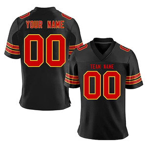 OEM American Football Jersey Men's V-Neck Short Sleeve Sublimated Printed American Football Jersey by Star <b>Crystal</b> Enterprises - Product Image 3